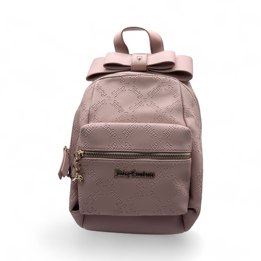 Juicy Couture Blush Pink Backpack with Bow